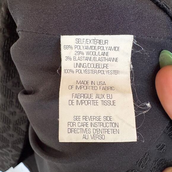 Theory Black Classic Textured High Neck Sleeveless Career Top Summer Basic Small - Picture 4 of 6